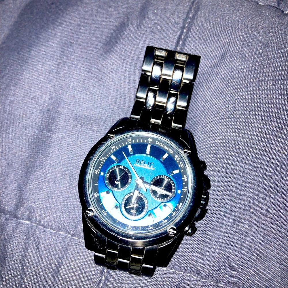 Relic Brand Chronograph Black